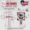 Bruno Mars 'The Romantic Tour' baseball jersey design featuring Mariners logo, tour dates, and a portrait of Bruno Mars.!