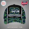 Seattle Seahawks 50th Anniversary hat with blue and green camo design.!