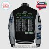 Seattle Seahawks Super Bowl Champions Varsity Jacket featuring player names and numbers.!