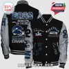 Varsity jacket features Seattle Seahawks graphics and '2026 Bring on the 12'.!