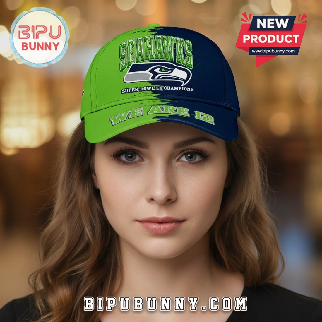 Seattle Seahawks Super Bowl Champions Commemorative Baseball Cap Seattle Seahawks Super Bowl Champions Commemorative Baseball Cap