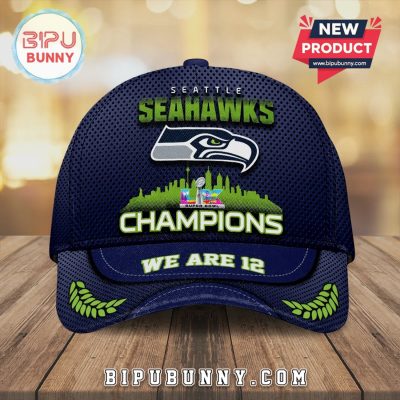 Seattle Seahawks Super Bowl Champions Fan Edition Mesh Cap