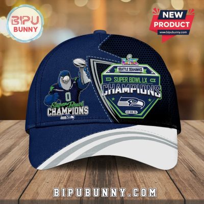 Seattle Seahawks Super Bowl Champions LX Commemorative Fashion Hat