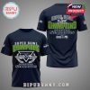 Seattle Seahawks Super Bowl Champions T-shirt featuring the team logo and colors.!