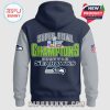 Back of a Seattle Seahawks Super Bowl Champions hoodie with the team logo and 'Super Bowl' text.!