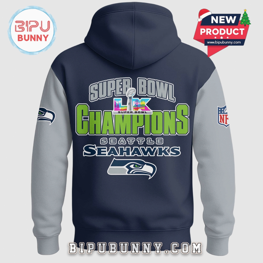 Seattle Seahawks Super Bowl Champs Fan Apparel Fashion Hoodie Seattle Seahawks Super Bowl Champs Fan Apparel Fashion Hoodie