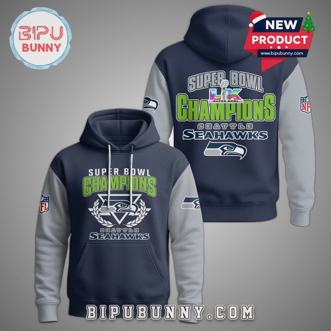 Seattle Seahawks Super Bowl Champs Fan Apparel Fashion Hoodie Seattle Seahawks Super Bowl Champs Fan Apparel Fashion Hoodie