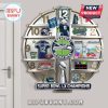 Unique wall clock featuring Seattle Seahawks memorabilia; a must-have for die-hard football fans!