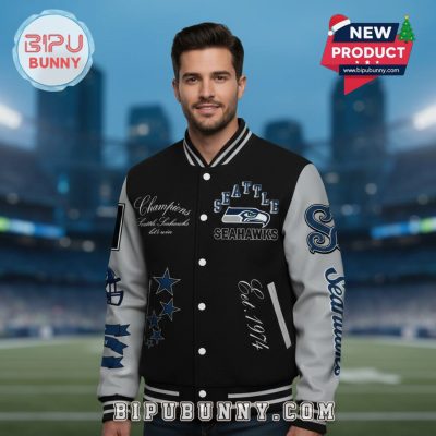 Seattle Seahawks Super Bowl LX Champions Commemorative Varsity Jacket