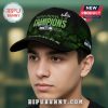Hat featuring 'Super Bowl LX Champions Seattle Seahawks' text with team logo.!