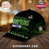 Seattle Seahawks Super Bowl LX Champions hat featuring the team logo and NFL emblem.!