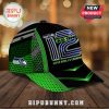 Seattle Seahawks themed hat with '12 AS ONE' and 'Super Bowl LX Champion' text!
