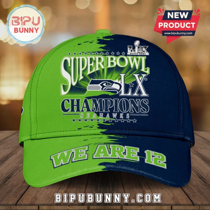 Seattle Seahawks Super Bowl LX Champions We Are 12 Commemorative Hat