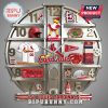 St. Louis Cardinals themed wall clock with team merch, logo, and stadium imagery.!
