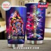 Two stainless steel tumblers with Star Trek 60 Years anniversary design and original crew.!