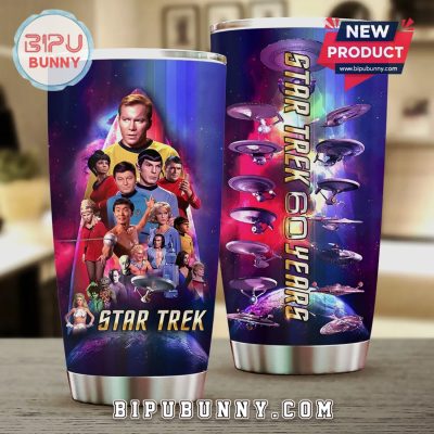Star Trek 60 Years Anniversary Premium Design Stainless Steel Tumbler