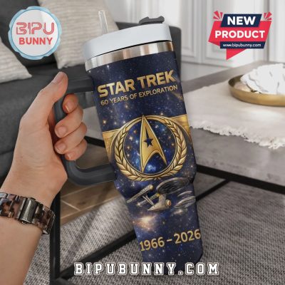 Star Trek 60th Anniversary Live Long And Prosper Premium Travel Tumbler