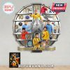 Star Trek clock featuring Kirk, Spock, Uhura and other characters replacing the numbers.!
