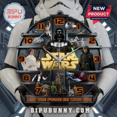 Star Wars Saga 3D Visual Effect Wall Clock