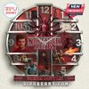 Stranger Things wall clock. Features Vecna, Demogorgon, Eleven, Steve Harrington, and more!