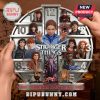 Stranger Things character clock features Eleven and other main characters arranged around the clock face.!