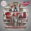 Tampa Bay Buccaneers themed novelty wall clock featuring team merchandise.!