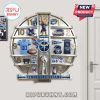 Tennessee Titans themed wall clock featuring team memorabilia and logos!