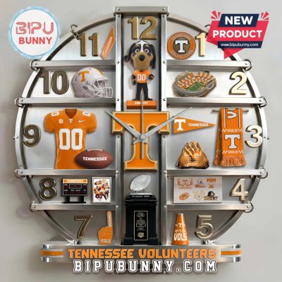 Tennessee Volunteers 3D Effect Decorative Wall Clock