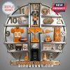 Tennessee Volunteers themed wall clock featuring team memorabilia and colors.!