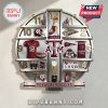 Texas A&M Aggies themed wall clock with football and fan memorabilia!