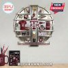 Texas A&M Aggies themed wall clock featuring team merchandise and the school logo!