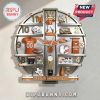Texas Longhorns themed wall clock featuring team memorabilia and colors!