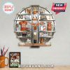 Texas Longhorns themed wall clock with team memorabilia and branded clock hands.!