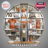 Texas Longhorns themed clock. Includes: Bevo mascot, football gear, stadium replica, and school memorabilia.!