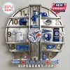 Toronto Blue Jays wall clock featuring team memorabilia at each hour.!