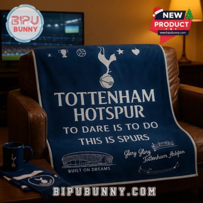 Tottenham FC Glory Match Day 3D Fleece Blanket