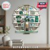 Tulane Green Wave decorative wall clock with sports memorabilia at each hour marker.!