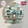 Unique Tulane Green Wave themed wall clock featuring school mascot, football gear, and team colors!