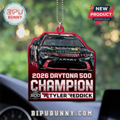 Tyler Reddick 2026 Daytona 500 Champion Commemorative Car Ornament