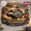 250 Years United States of America anniversary wall decor featuring a helicopter clock, eagle, and USA flag.!