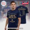 Men's Olympic Hockey USA Gold Milano Cortina Italy 2026 Champions T-shirt!