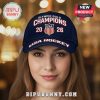 Olympic Gold Champions 2026 USA Hockey blue baseball cap on a woman's head!