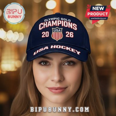 USA Hockey Olympic Gold Champions 2026 Commemorative Baseball Cap