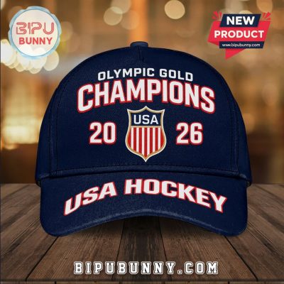 USA Hockey Olympic Gold Champions 2026 Commemorative Baseball Cap