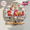 USC Trojans wall clock with team-themed miniatures marking hours, including a jersey, helmet, and stadium.!