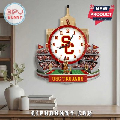 USC Trojans Stadium 3D Effect Decorative Wall Clock USC Trojans Stadium 3D Effect Decorative Wall Clock