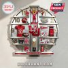 Utah Utes themed wall clock featuring team mascot, apparel, and stadium visuals.!