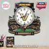 Vanderbilt wall clock featuring the stadium, fans, and team mascot.!