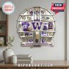 Washington Huskies memorabilia clock featuring team emblems, jersey, and stadium visuals.!