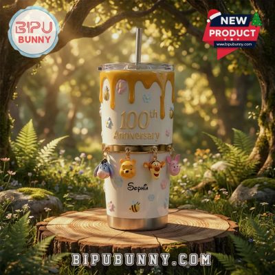 Winnie the Pooh 100th Anniversary Personalized Tumbler